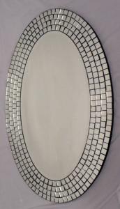 China 2013 hot selling fashion round mosaic mirror factory