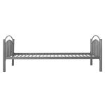 Home Furniture Metal Single Bed Classic Design For Bedroom Space Saving