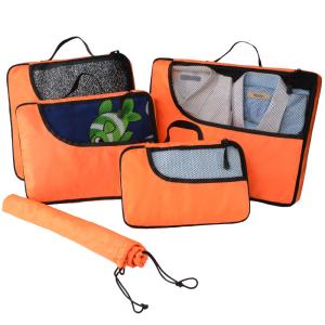 China BSCI SEDEX 4P audit Set of 4 Simple Travel packing cubes factory