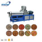 Double Screws Extruder Dog Food Processing Line Making Machine Line for 23*3*3m