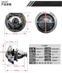 CH35 3.0inch Crystal angel eye Bixenon Car hid xenon projector kit