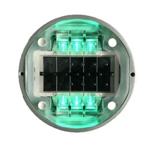 China Highway Durable 123*45mm Aluminum Solar Cat Eye Road Stud with Reflective Tape 10cm-25cm factory