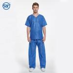 Sterilized medical disposable non woven sms dental hospital surgery coat