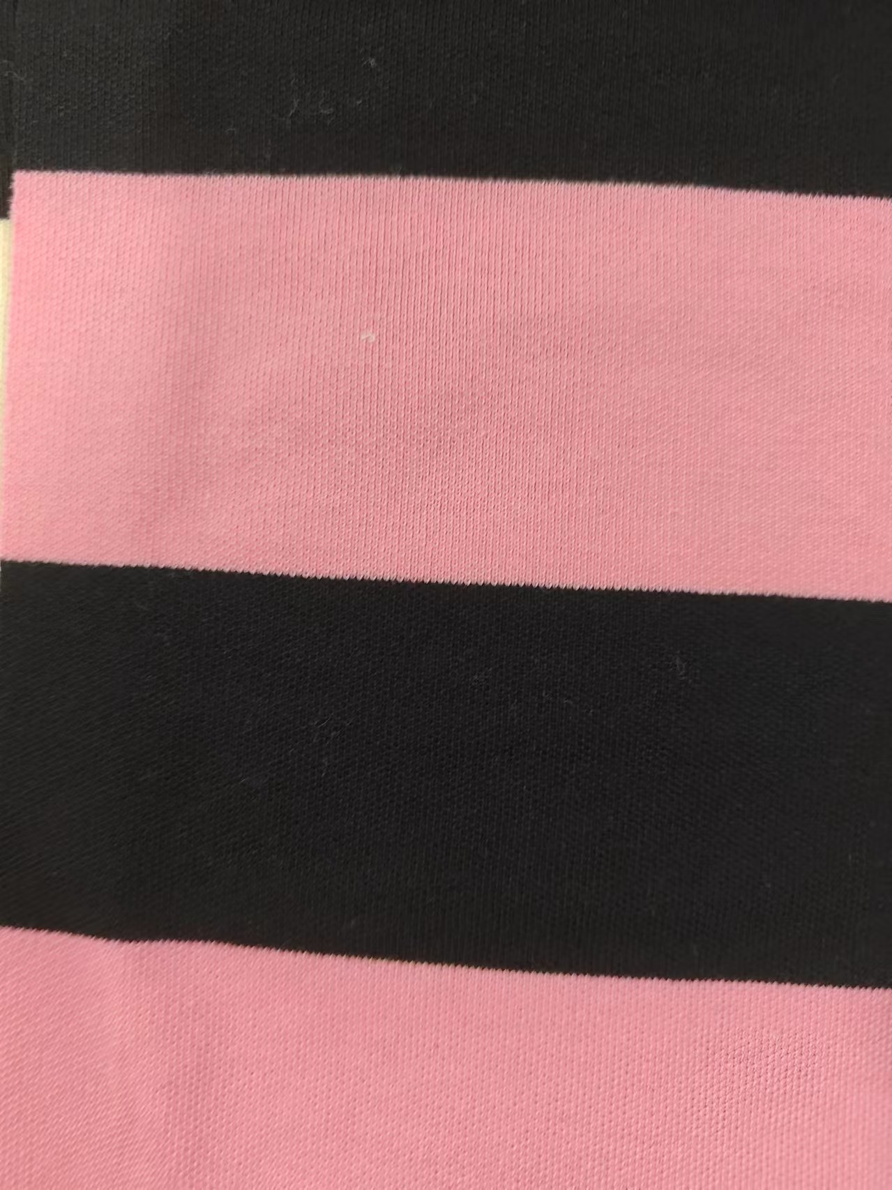 Breathable Classic Comfortable Striped Knit Fabric For Polo Shirt