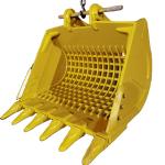 Wear Resistant Excavator Attachments Tilt Mn Q355 Q345b Excavator Root Rake
