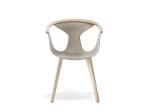 Fox Soft Tanned Saddle Leather Chair With Armrests Compact Dimensions