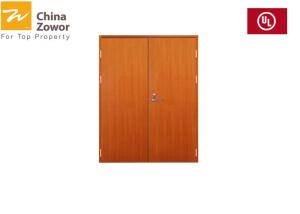 China 30mins/60mins Fire Rated Wood Doors With Perlite Board Infilling/ HPL Finish factory