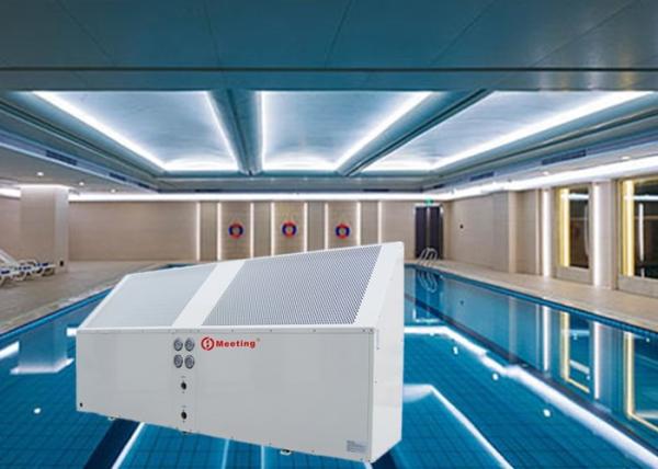 Meeting High COP 42KW Low noise EVI Air to Water heat pump used in Hotels Sauna