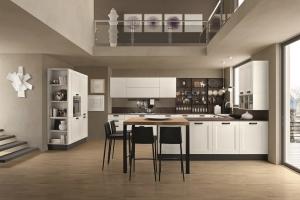 China White Modular Wooden Kitchen Cabinets Custom Modern Rta Kitchen Cupboards factory