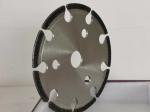 145*3*22.2*2.4*7.5 Dinasaw CBN Cyclone Grinding Wheel Electroplated CBN Sharpen