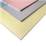 2440mm Length High Gloss Brushed Aluminium Composite Sheet For Construction
