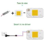 20W 30W 50W Cob AC LED Module 3000k Great Heat Dissipation Environmentally