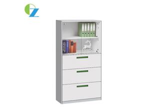 China White 8mm Silm Edge 0.5mm Metal Storage Cupboard factory