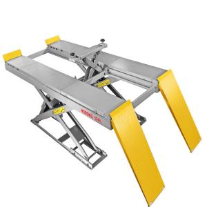 China 3500kg Super Thin Alignment Scissor Lift With Jack Elector Hydraulic Car Lift factory