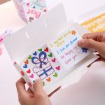DIY Birthday Christmas Valentine Surprise Bounce Gift Paper Box with Customized