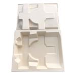 Sustainable Bagasse Corrugated Cardboard Trays Oilproof Waterproof