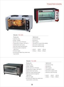 China Toaster oven in home appliance Kitchen convection Vertical toaster oven GK-T0-34G factory