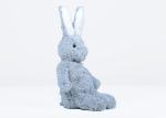 Decorative Cute Bunny Doll , Grey Color Huggable Rabbit Stuffed Animal