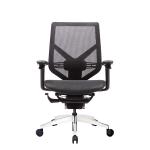 Black PA Plastic Executive Swivel Chair Backrest Height adjustable Seating