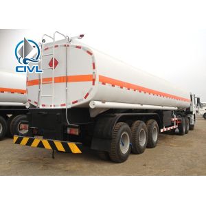 China 3 Axles CIVL Brand 42,000 Liter Fuel Tanker Semi Trailer With 4 Inch Manhole Cover on sale