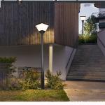 Outdoor IP65 Solar Garden Light Die Casting Aluminum LED Courtyard Street Lamp