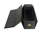 Sliding Lid Wine Glass Cardboard Gift Box , Wine Presentation Box Witn Window