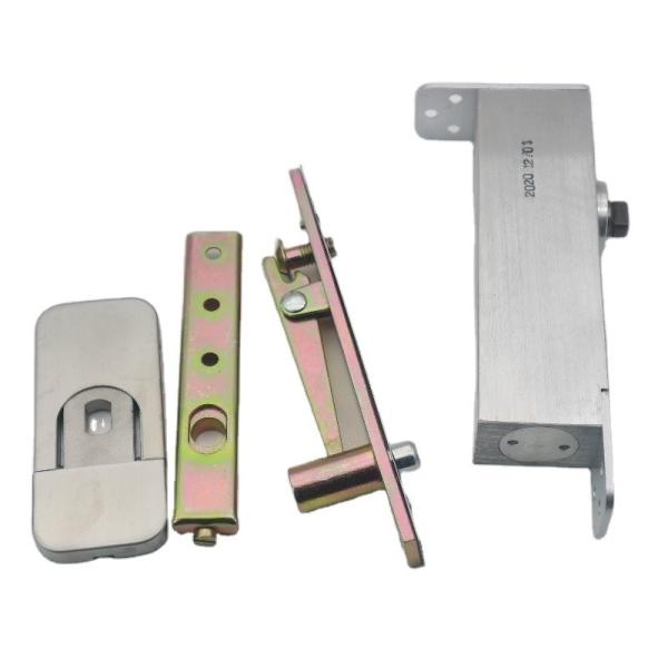 Aluminum Hotel Door Concealed Hydraulic Door Closer Hinge Hidden Floor Spring TK
