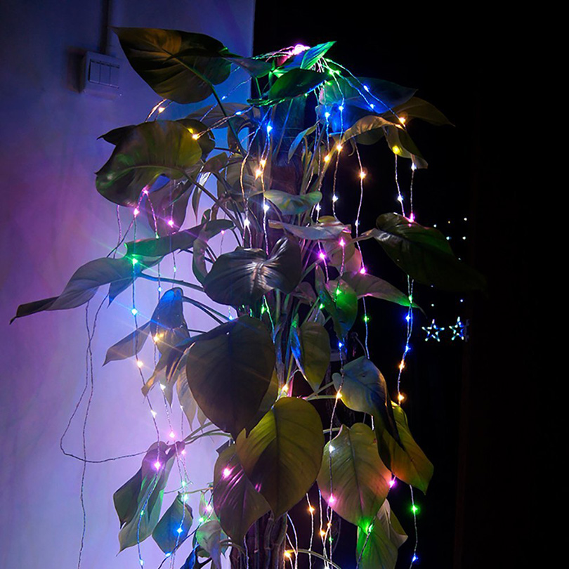 Waterproof Fairy Light CR2032 Battery Powered LED Mini Christmas Light Copper Wire String Light For Wedding Xmas Garland