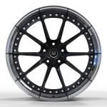 5x112 Custom Rims Bronze Polished Lip For Benz BMW Audi