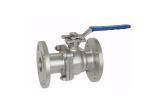 Electric Actuator High Pressure Two Piece Ball Valve Full Port Double Flange