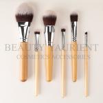 Professional PBT Hair Face Makeup Brush Set 6pcs Customized Bristle