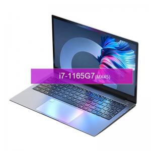 China Notebook Computer I7 1165G7 4.8Ghz MX450 2GB Video Card Aluminum Case on sale