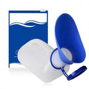 China Unisex Urinal for Car Toilet Urinal for Men and Women Bedpans Pee Bottle With a Lid and Funnel Plastic Can for Car Old Man factory
