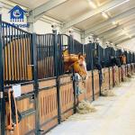 Hot Dipping Galvanized Portable Horse Stable With Low Maintenance And Customizab