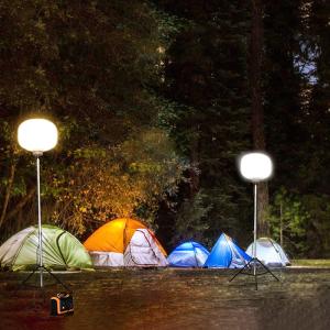 China 28000Lumen Portable Light Tower 200 Watt Led Balloon Light For Camping factory
