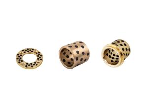 China Oilless Self Lubrication Bronze Graphite Plugged Bushings factory