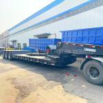 TITAN 3 Axle 80ton Hydraulic Removable Gooseneck Trailer Lowboy Trailer for Sale