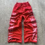 Men'S Sweat Pants Jogger Custom Side Printed Logo Heavyweight Cotton Baggy