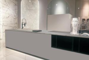 China Matt 800x2600mm Sintered Stone Slabs TV Background Wall Tile Antibacterial factory