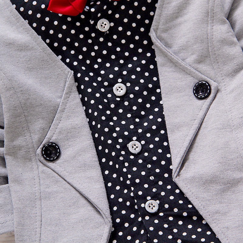 Children'S Outfit Sets Baby Bow Tie Two Piece Suit Children'S Clothing