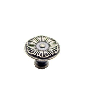 China Vintage Kitchen Cabinet Knobs Pulls, Flower Drawer Knobs, Dresser Knobs, Antique Brass Pull Handles, Rustic Bronzed Door factory