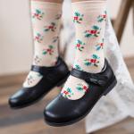 Casual Girls Leather School Shoes Lace Up Round Toe Size 26-45