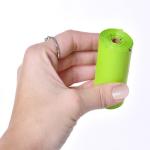 100% GMO Free Renewable Cornstarch Dog Poop Bags Flat Top Leak Proof