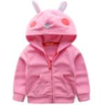 Embroidered Baby Animal Hoodie / Kids Animal Hoodie With Ears Anti Shrink
