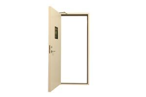 China Customizable Fire Resistant Steel Door With Shutters Decorative Edge factory