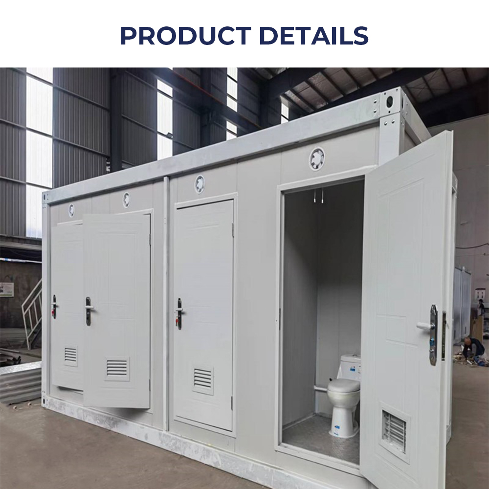 Modern Design Portable Toilet with Breathable Material and Garbage Bag Accessories