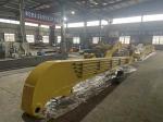CAT349 22m Q355B Excavator Pile Driving Arm Size Arm Opening Angle About 160 °