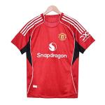 Manchester United 2025-2026 Season Home Fan Version Jersey Supports Group
