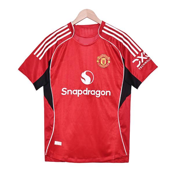 Manchester United 2025-2026 Season Home Fan Version Jersey Supports Group