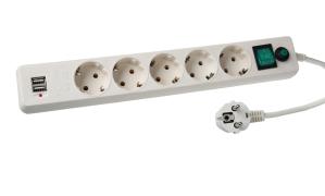 China High Safety Multi Outlet Power Board Convenient For Family / Office Use factory